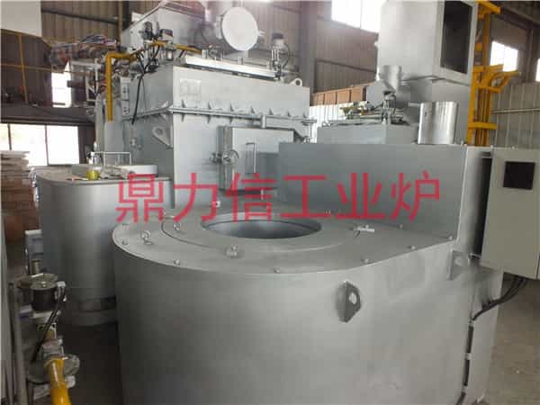 蓄热式坩埚燃气熔化炉