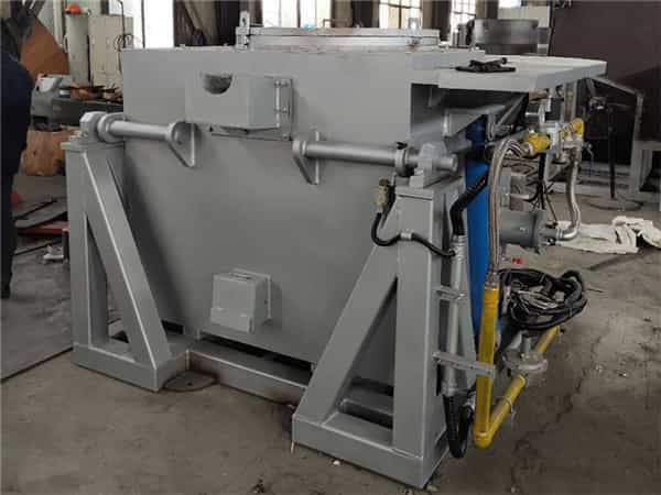 铜合金坩埚燃气倾倒炉